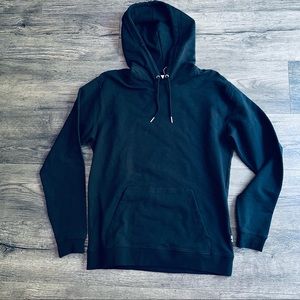 NWT NN07 / No Nationality, Barrow Heathered Hoodie, Navy, Small